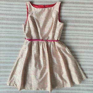 Jessica Simpson Satin Fit & Flare Tulle Dress